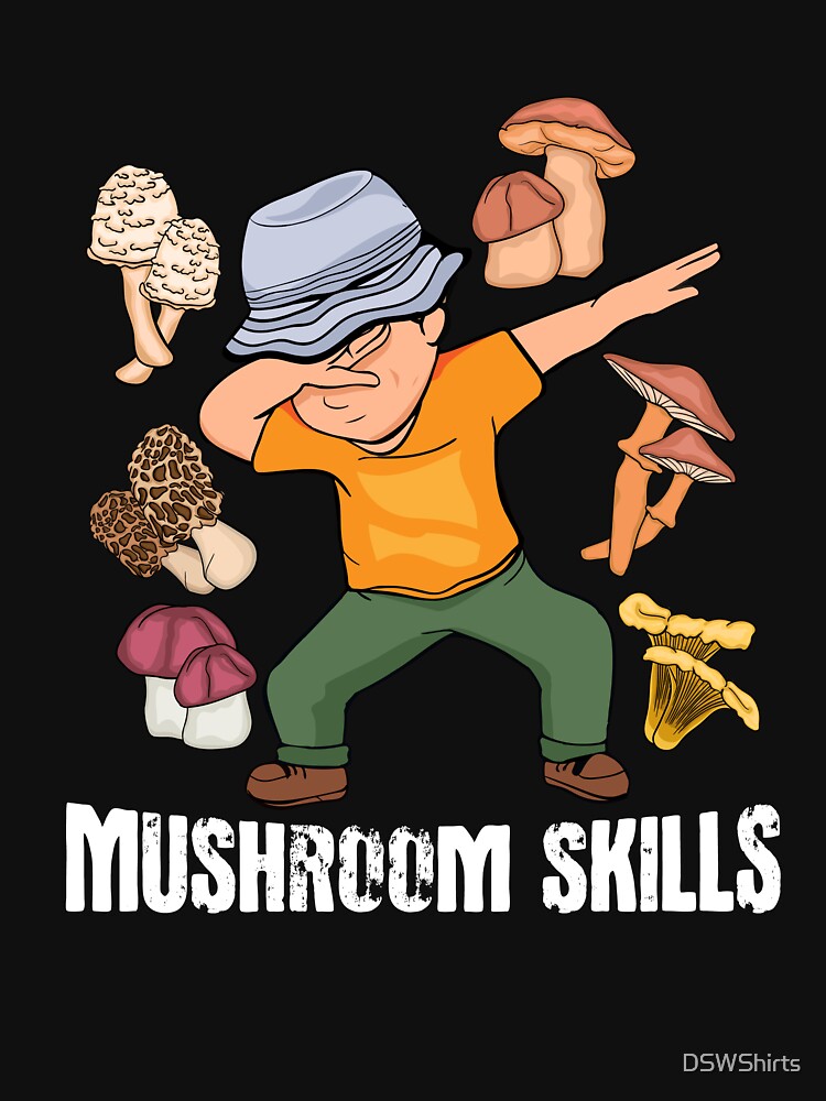 Mushroom Hunting Gift Men Fugi Foraging Mushrooms by DSWShirts