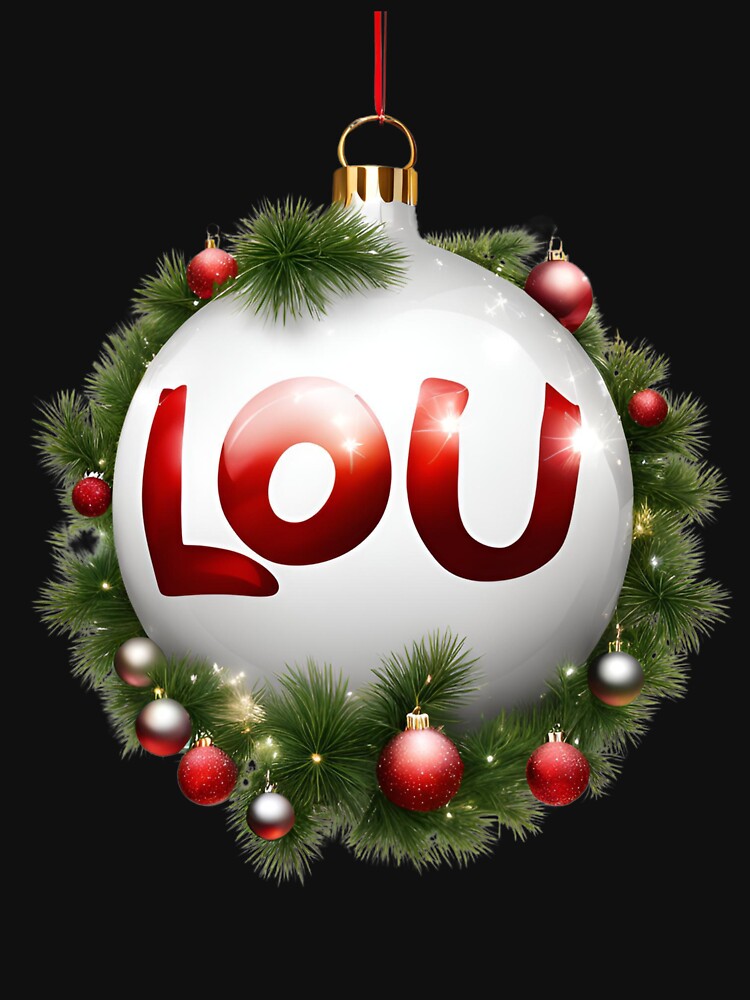 Festive Wreath Holiday Ornament - Lou by muitee