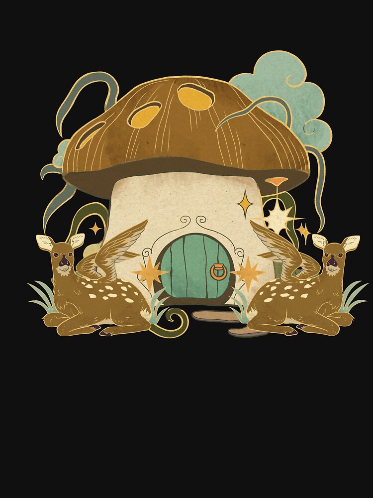 Vintage merry mushroom - vintage mushroom by Hoetoons