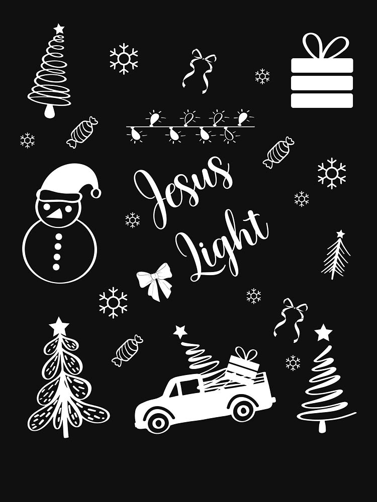 Jesus Light Christmas Doodles by Illustrated Faith