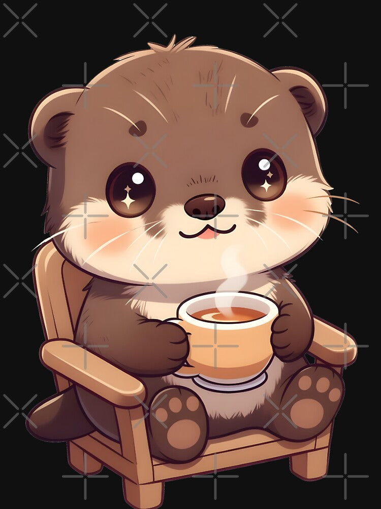 Cozy Otter Tea Moment by Clauxel