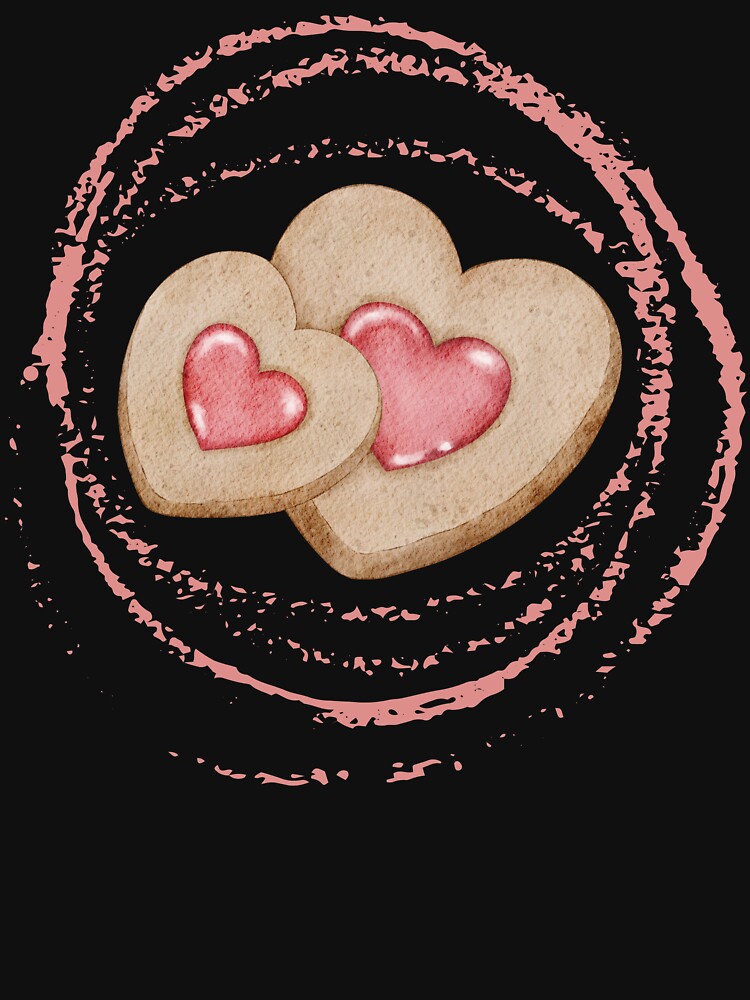 Christmas Watercolor Heart Cookies by ToxiCool