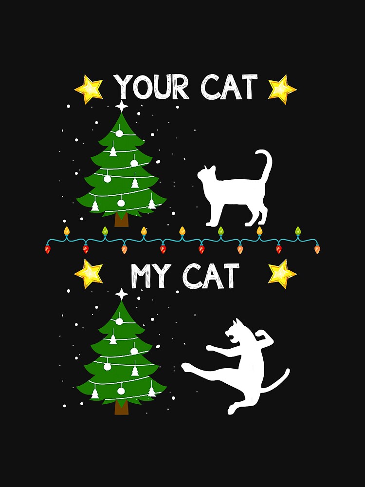 Funny Pjs Your Cat My Cat Christmas by atalia8932