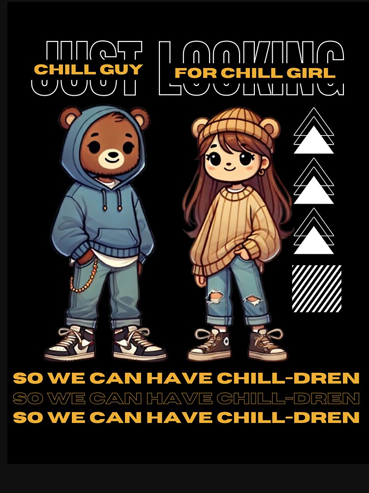 Chill Guy and Chill Girl by VibeOasis