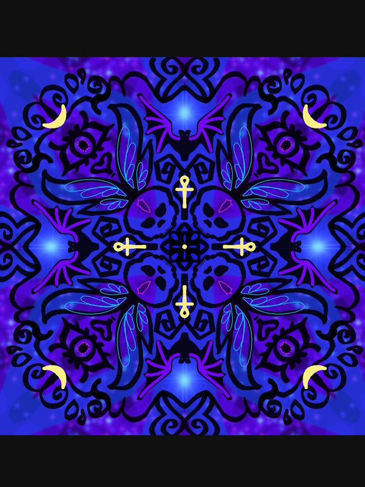 Fairy skull mandala by Neophobia-art
