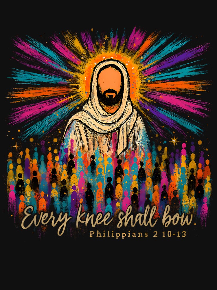 Vintage Shall Quote Bow Christian Knee Christmas Every Jesus Holiday by JackyEstera