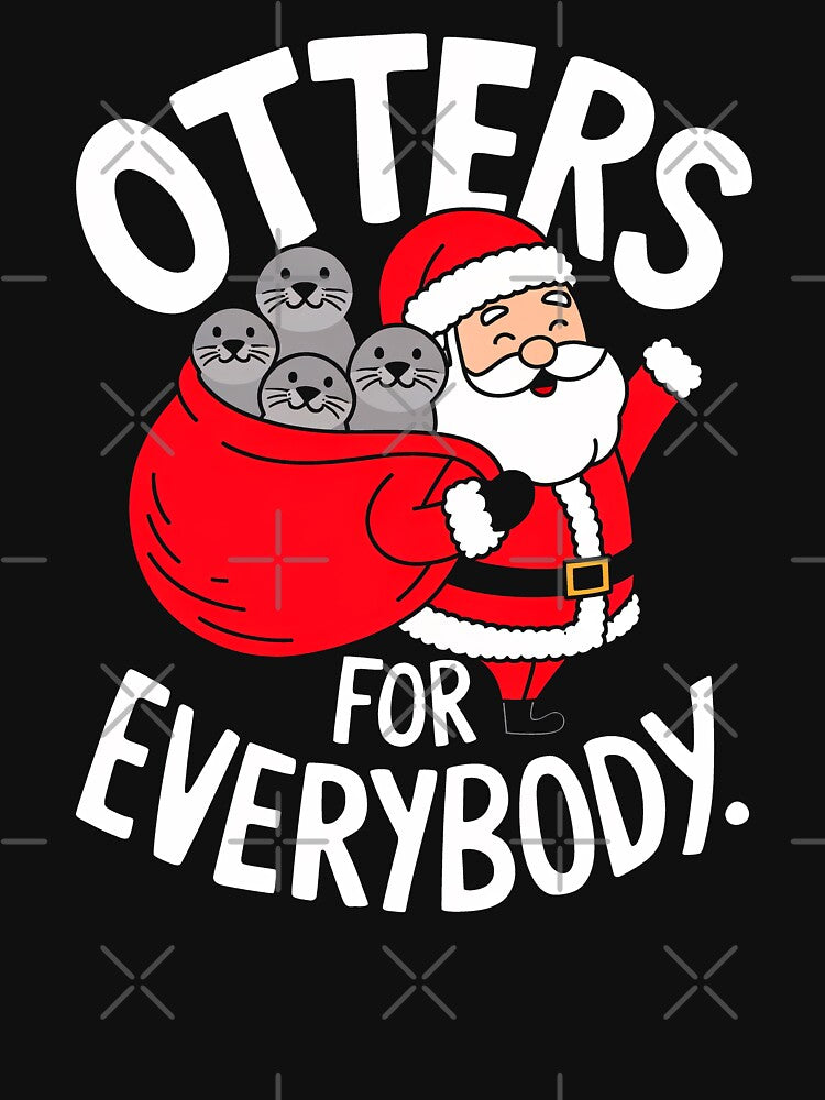 Otter For Everybody Christmas Santa by rafaeltto