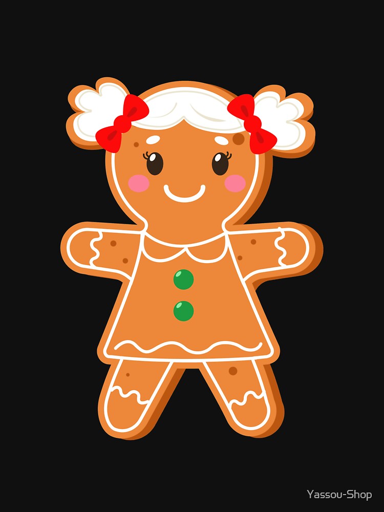 Gingerbread Men Cookies Girl Gingerbread Family best Christmas gift ideas for family by Yassou-Shop