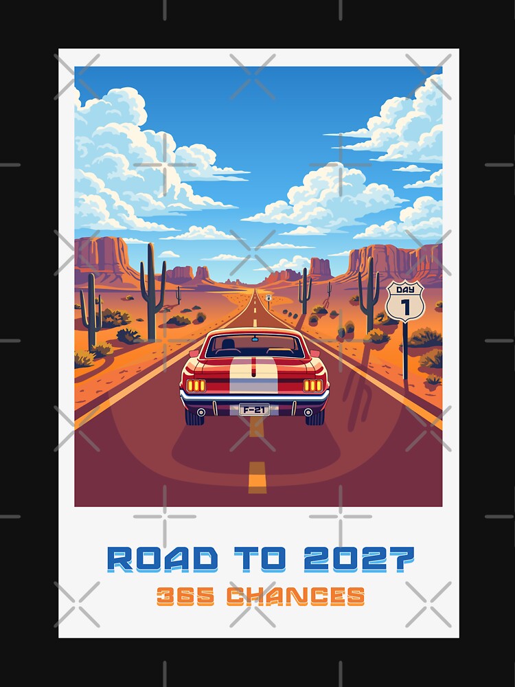 Road to 2027 - Retro Nevada desert Road Trip vintage photo by ProjetF