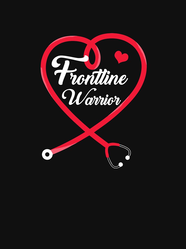 Frontline Warrior Nurse CNA Healthcare Worker Gift by DanielleNicolet