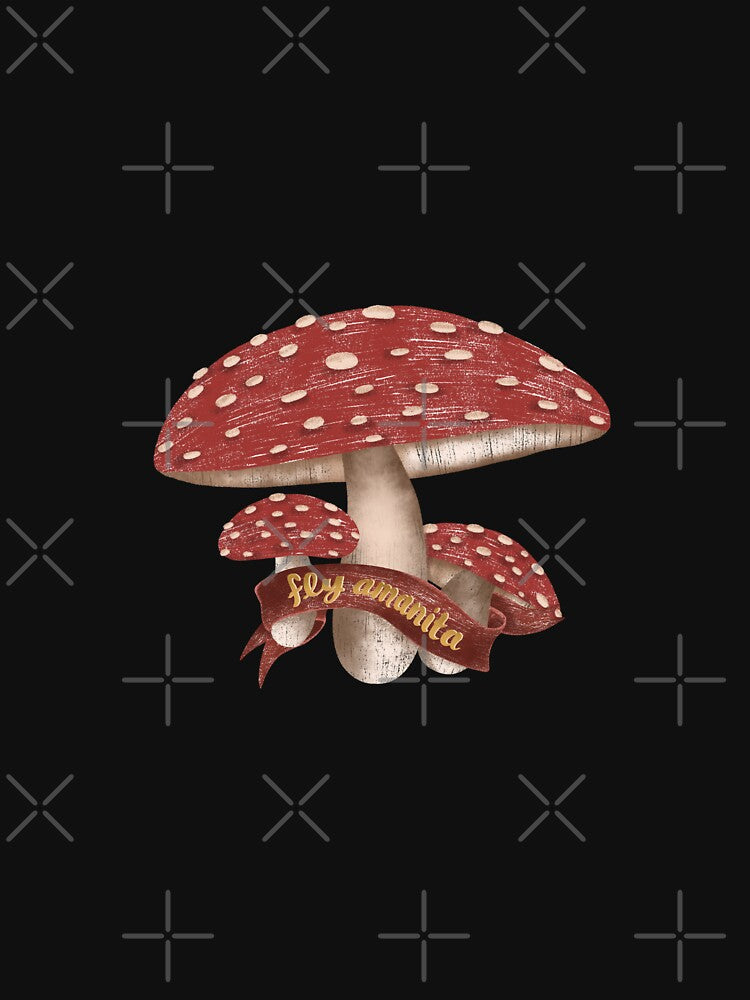 Toadstool botanical art by pinkyfish1010