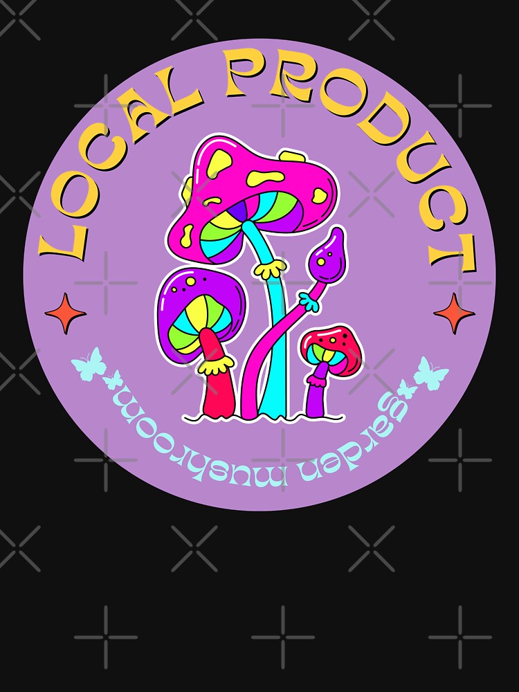 mushroom garden with group classic tshirt by anandsiva2703