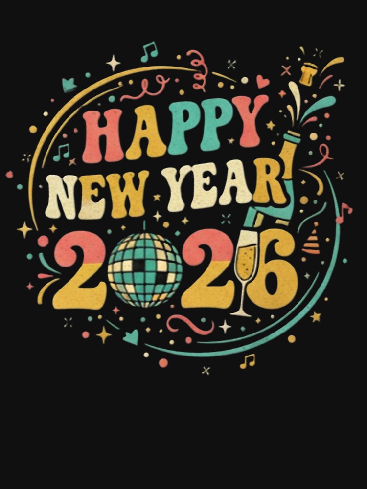 Vintage Vibes, New Year Thrills. Groovy New Year 2026. by ZyVoAli