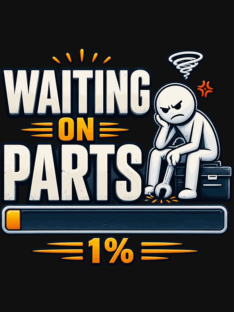 Waiting On Parts Mechanic Skeleton Auto by netimdomains