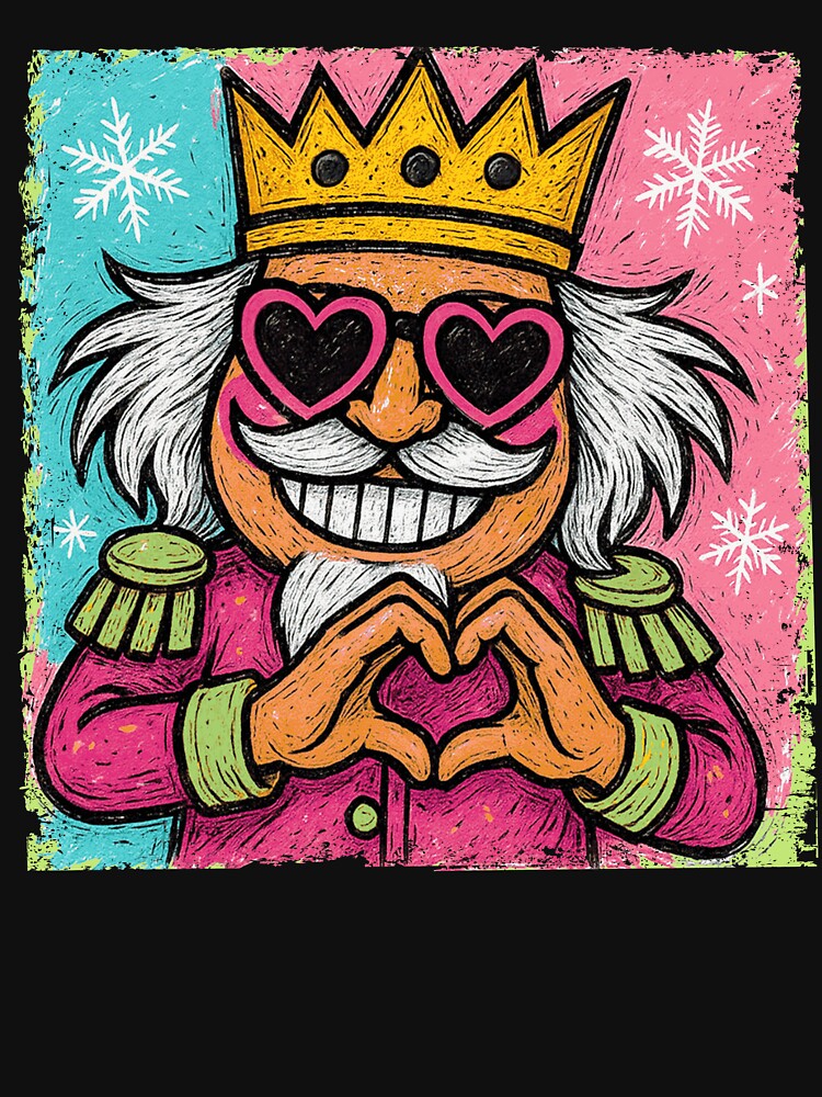 Pink Nutcracker King Christmas Love by varin-studio