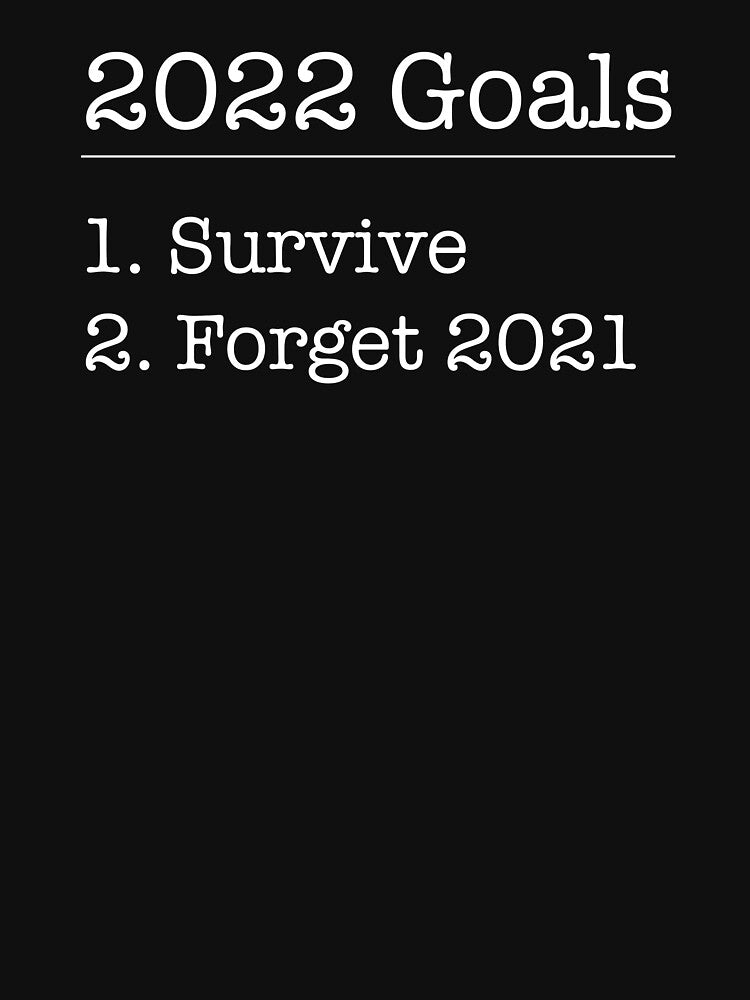 2022 Goals / New Year Saying / Funny Resolutions Forget design by CreatedByHeidi