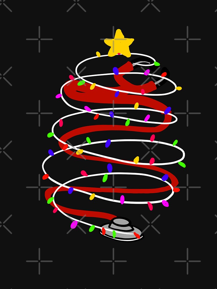 Red Christmas stethoscope by Mermaidssparkle
