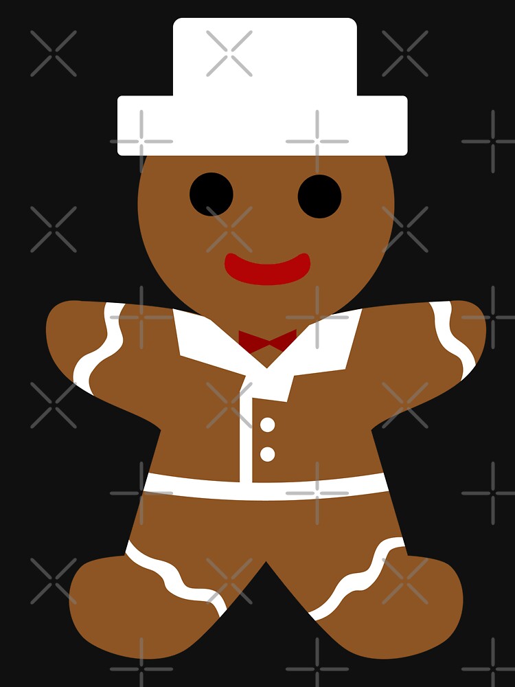 Christmas Gingerbread Gentle Man Cooking Baking Biscuit by Moyanana