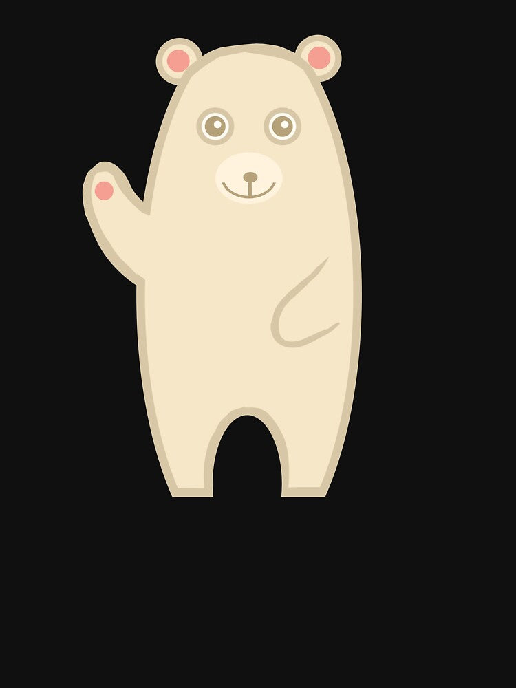 Cute Polar Bear Art by Sticker--Heaven