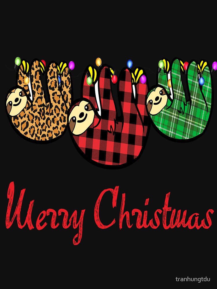 Sloth Christmas by tranhungtdu