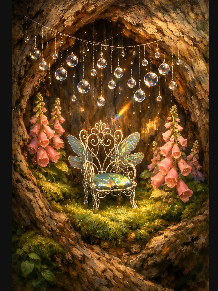 The Dewdrop Throne - Fairycore by bapupa