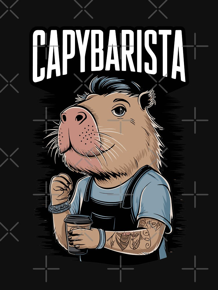 Capybarista Capybara Barista For Coffee Lovers by SubtleSplit
