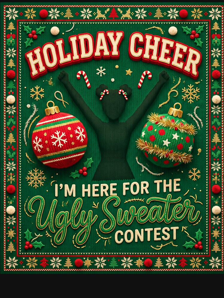 Holiday Cheer Contest Ugly Sweater Festive Party Spirit by NADIASHOP86