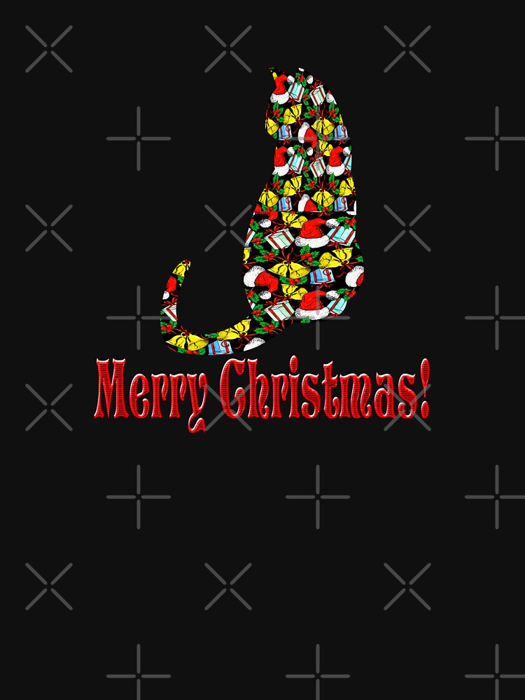 Christmas Cat, Cat Lover by Mr-true-design