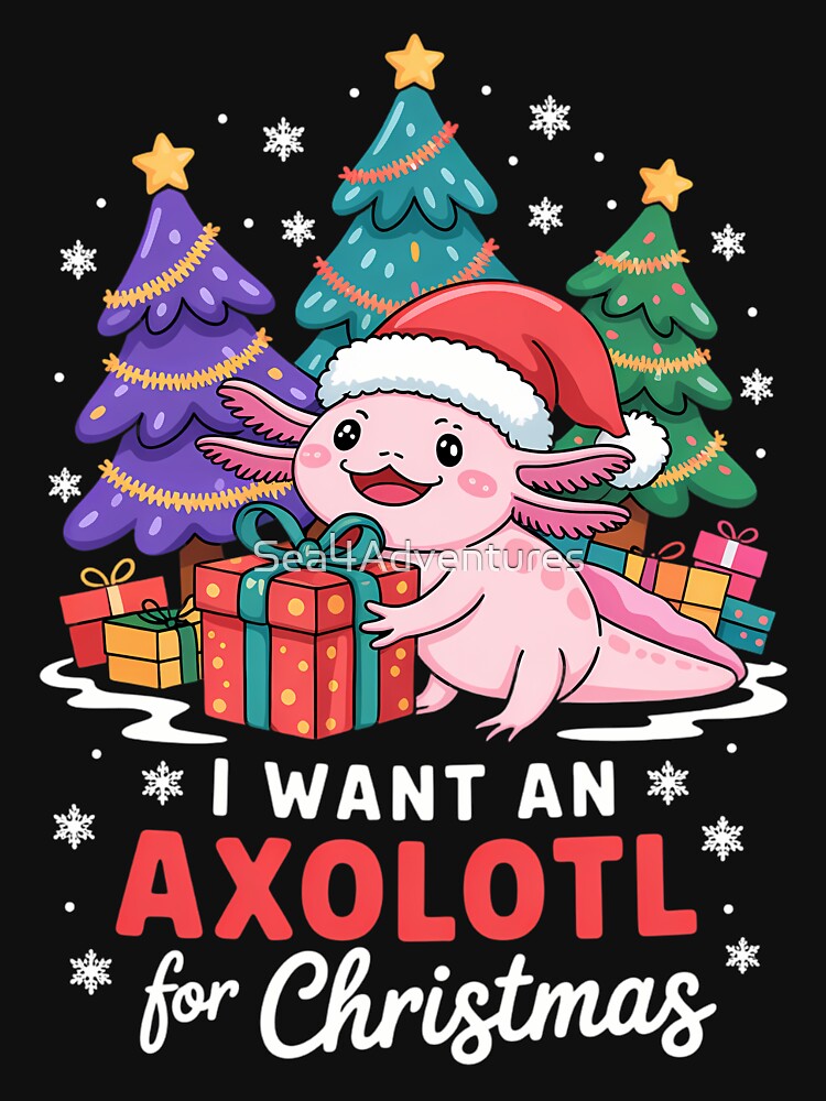 Axolotl Christmas  Xmas by Sea4Adventures