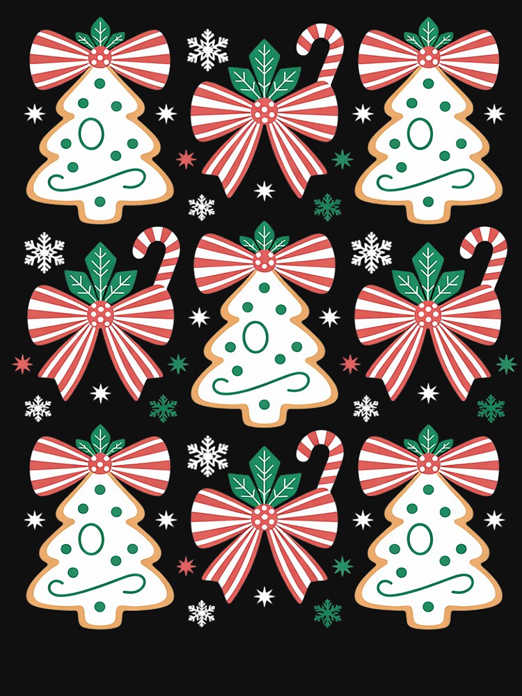 Coquette Bow Tree Cake Candy Cane Merry Christmas by MinaReinger