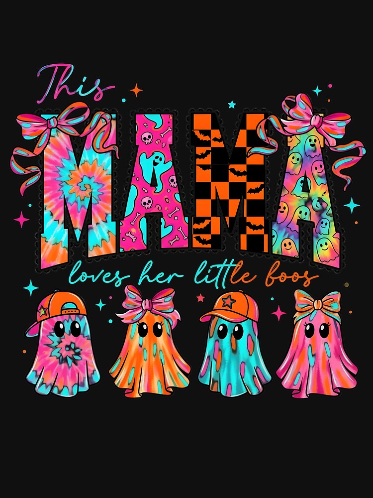 Mama Loves Her Little Boos Halloween Ghost by KroghDs