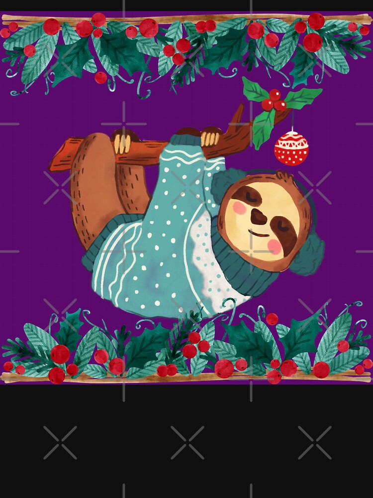Christmas Sloth by southerndoll67