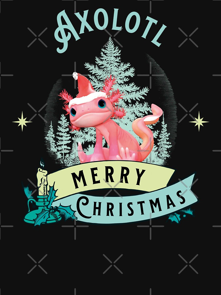 Funny Axolotl Merry Christmas by Vac1