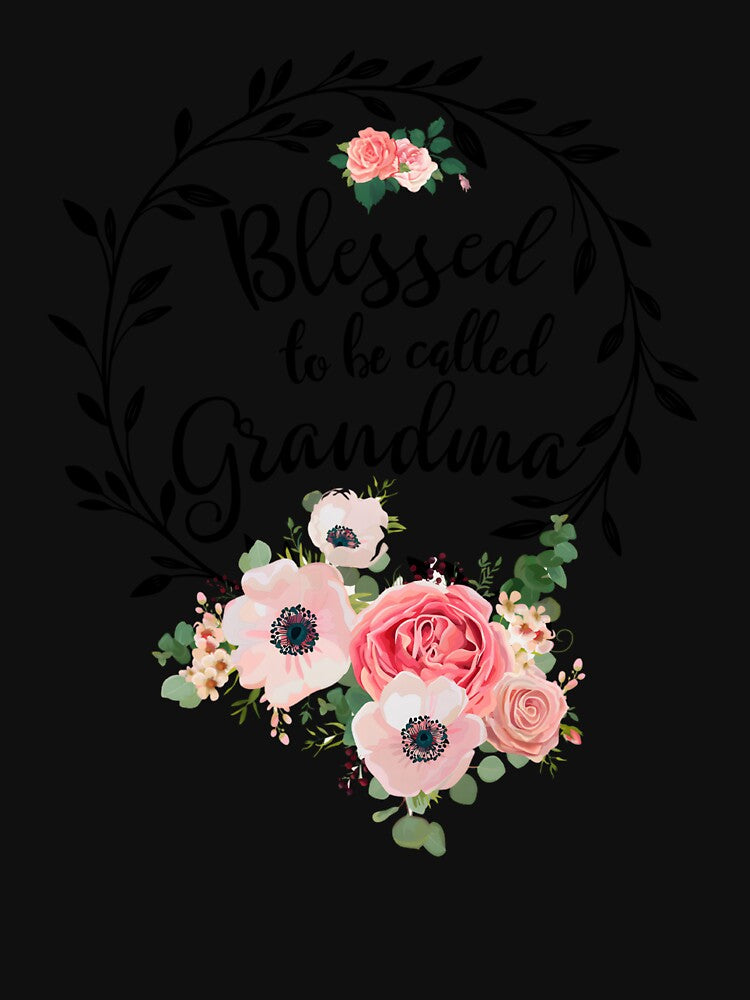 Blessed Grandma Floral He Blessed To Be Called Grandma by neyvrvdpez49