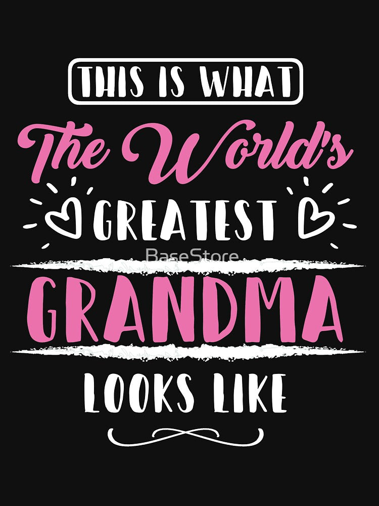 What World's Greatest Grandma Looks Like Mothers Day by BaseStore