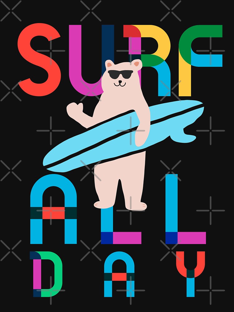 sUrfer life surf life coolness Australia bear surf by Tropical Blood