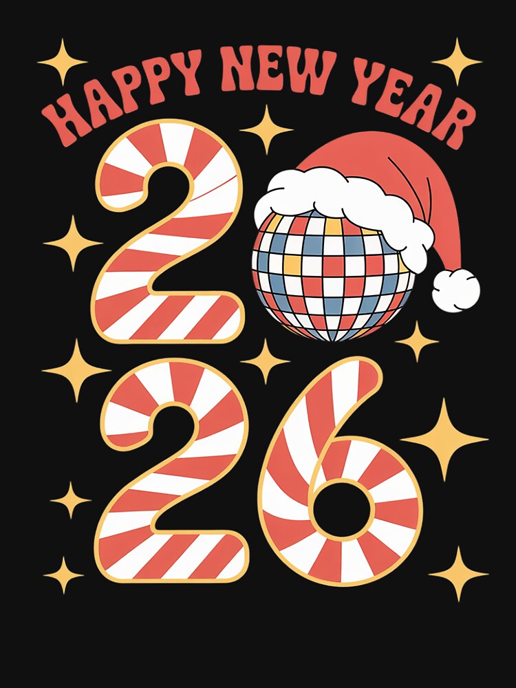 Disco Ball Happy New Year 2026 Christmas Xmas by SIGORDESIGN