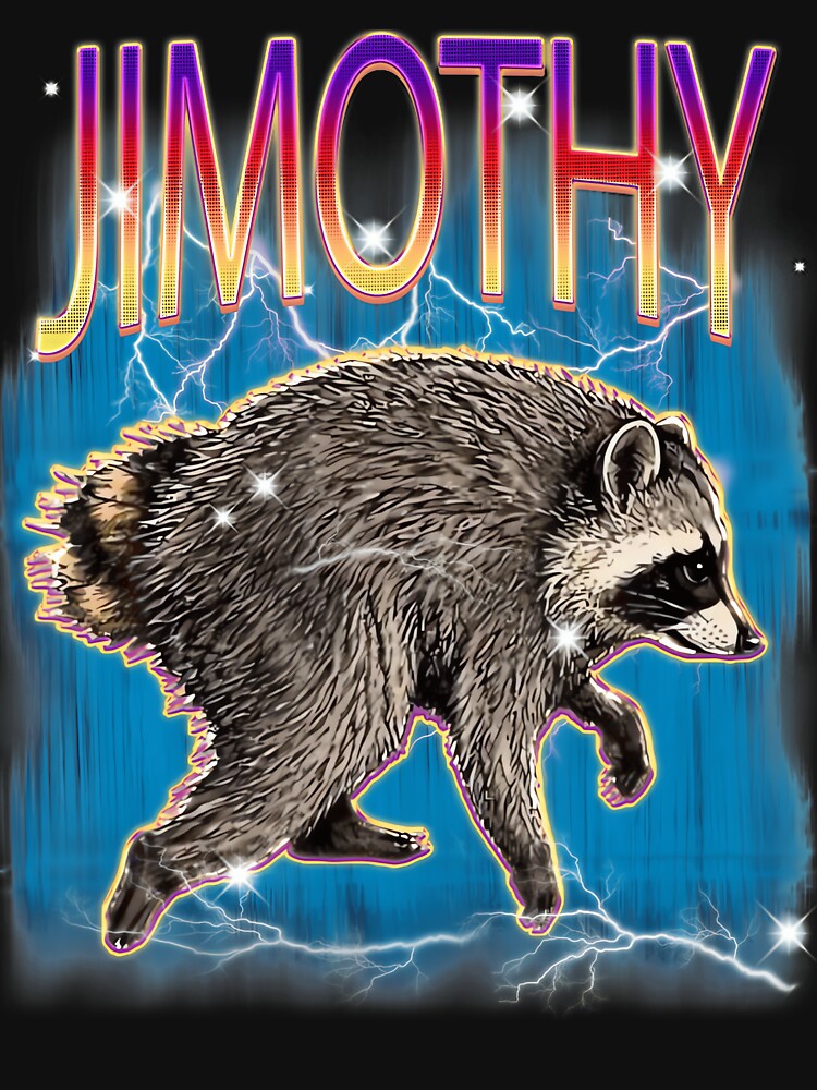 Jimothy Raccoon Viral Seattle Feral Legend Meme by ChaosColorCo