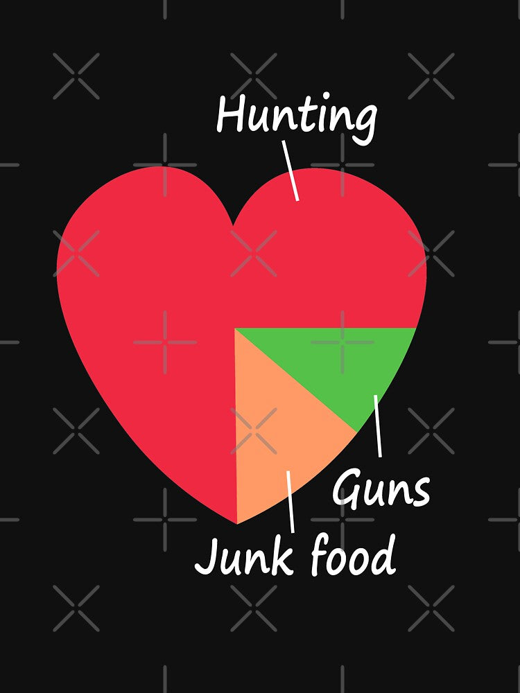 hunting guns junk food Gift for Husband by skulltshirt