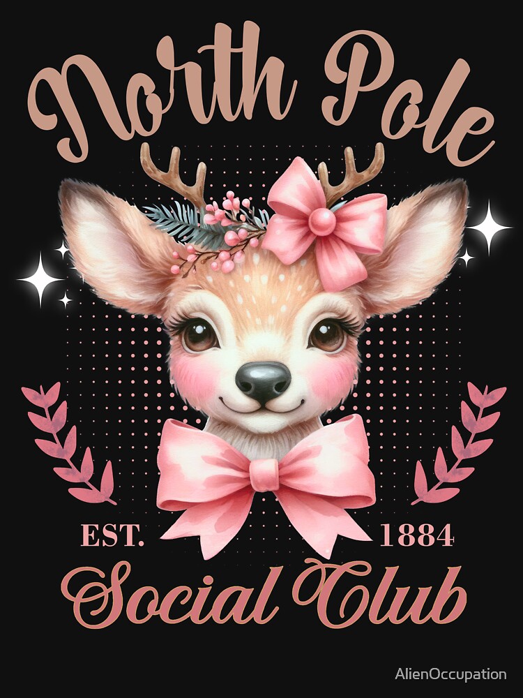 Coquette Deer North Pole Social Club by AlienOccupation
