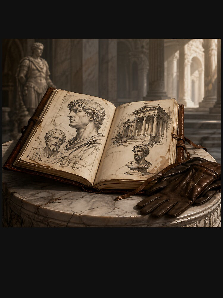 Sketches and Museums - Dark Academia by bapupa