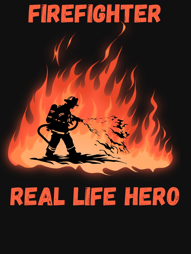 Firefighter Real Life Hero - gifts for firefighters by ewicraft