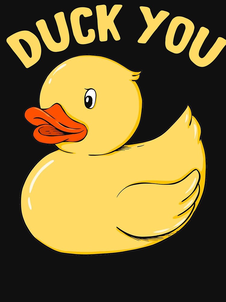 Duck You - Funny Duck Lover Pun by BobbieLane