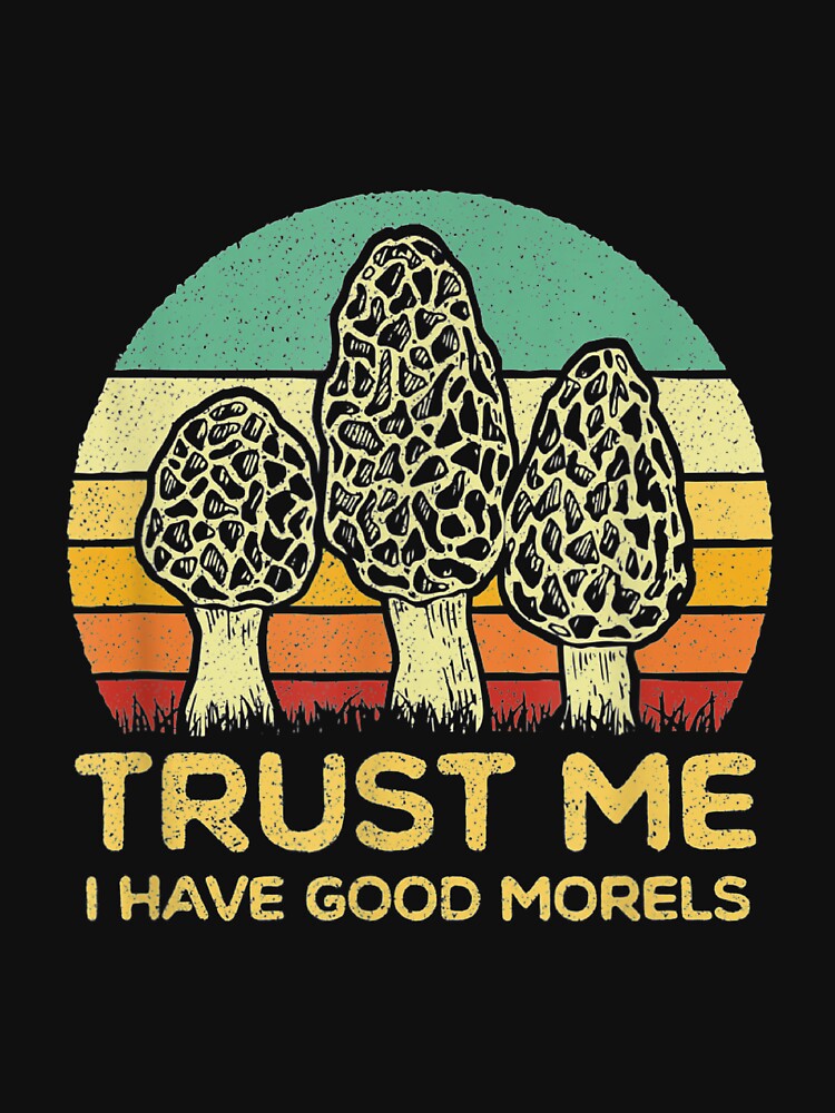 Morel Mushroom Shirt Foraging Hunters by DonVTV