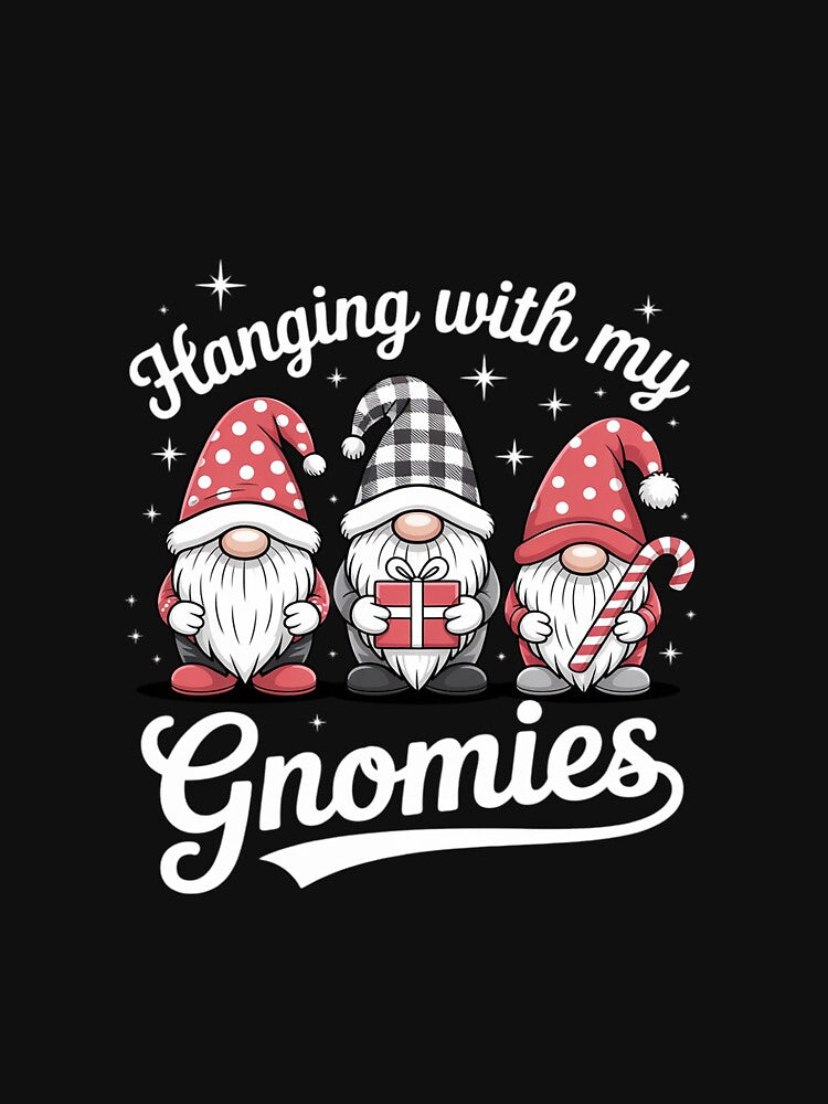 Christmas Gnome Hanging With My Gnomies Family Pajamas by EllinoKlemo