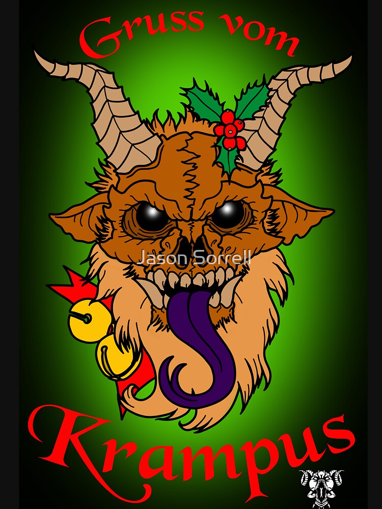 Krampus Card by Jason Sorrell