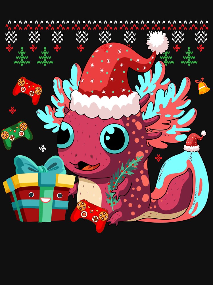 Axolotl Christmas Funny by kibbeegaddisi