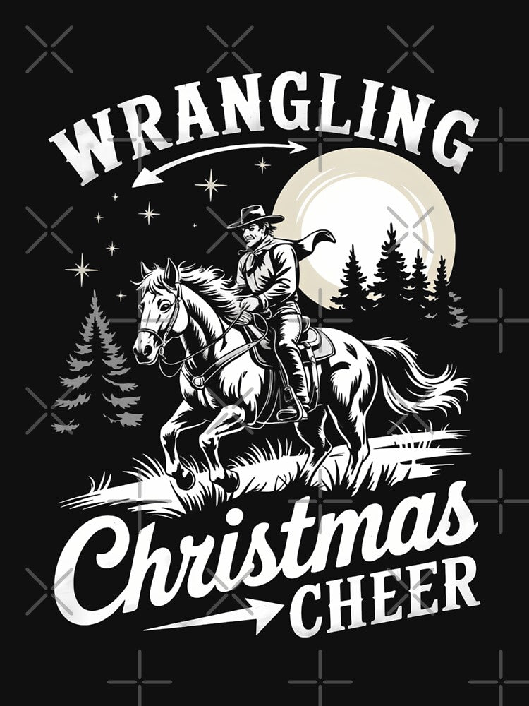 Christmas Cowboy Santa Claus Country Western Xmas by CookWorldLaughs