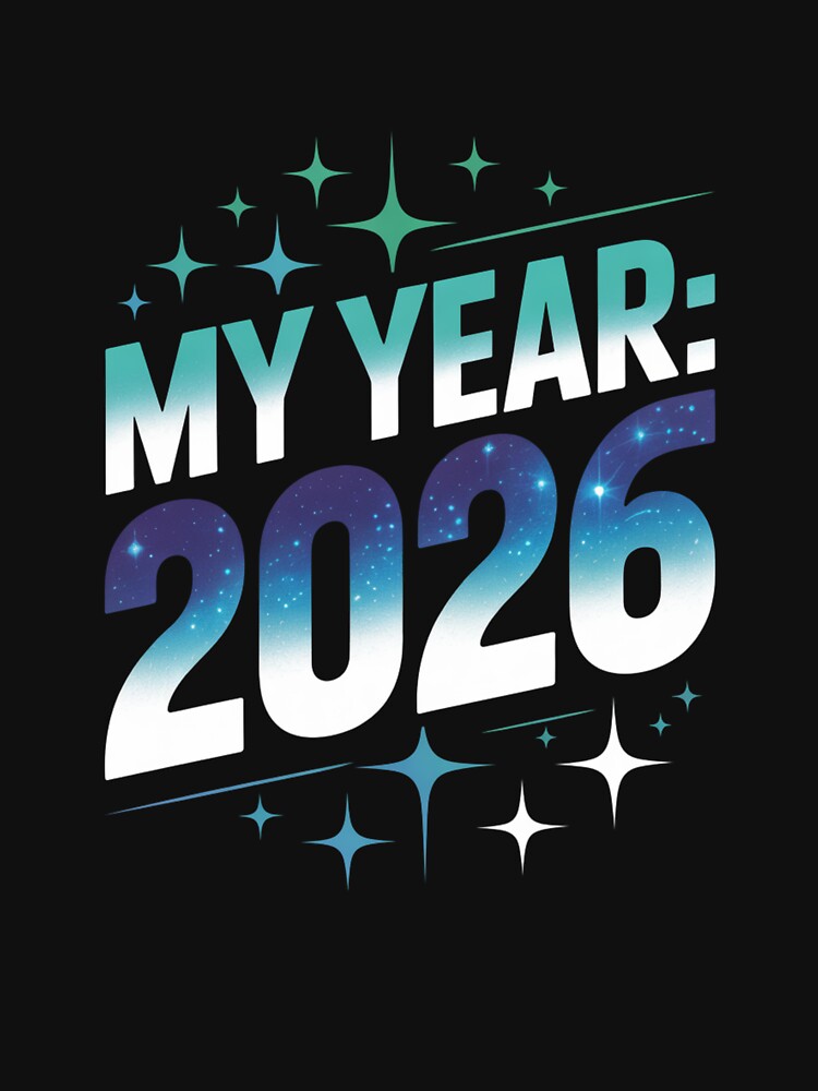 My Year 2026 - Cosmic Galaxy Stars New Year Celebration by DarylWelsh2024