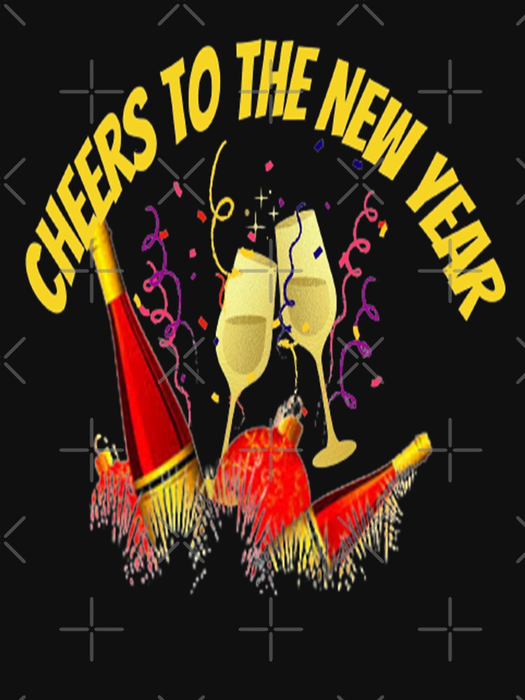 Cheers to the New Year Lettering Design, Howdy New Year, New Years Celebration, New Years Eve Countdown by Adri Barnard